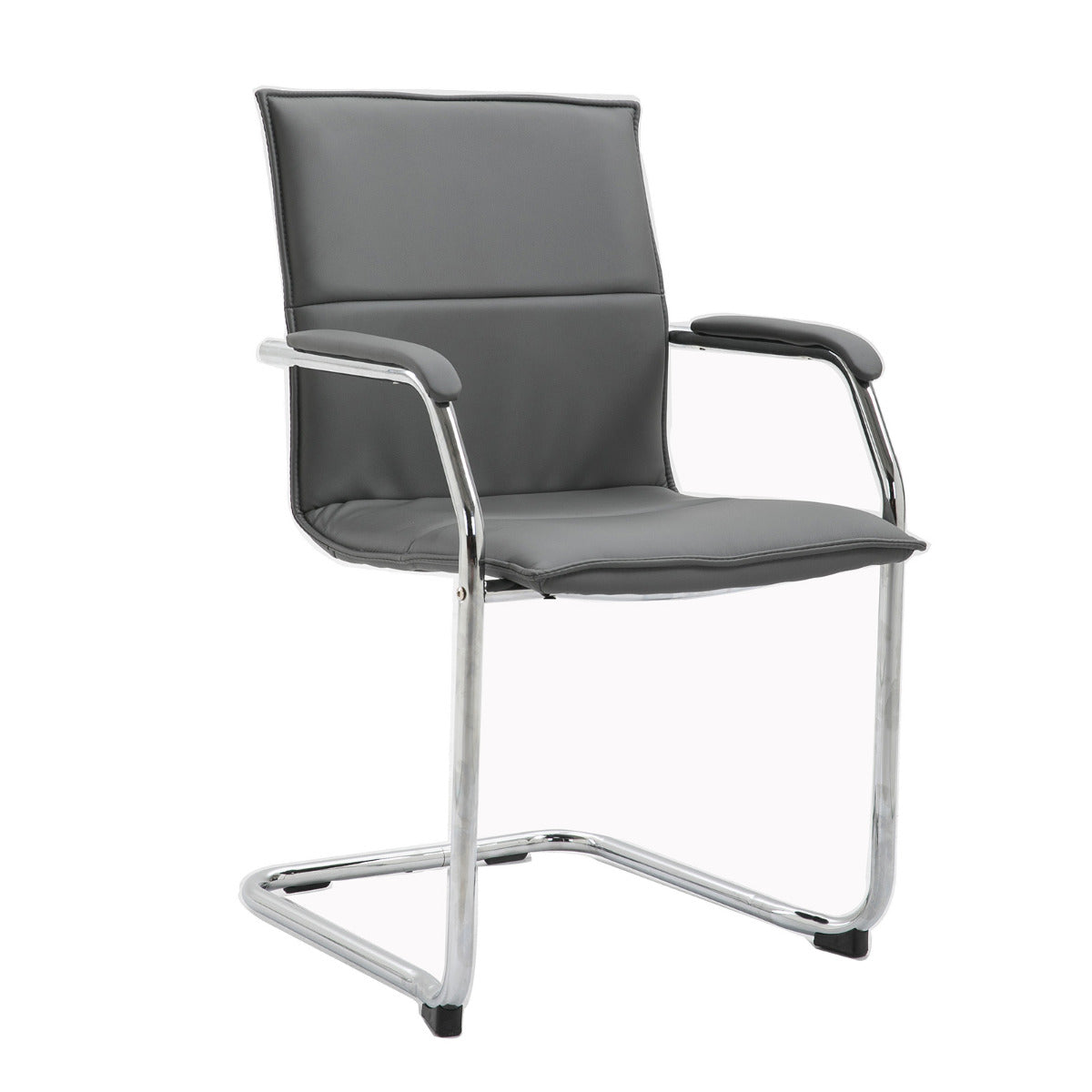 Essen Faux Leather Conference Chair - Black or Grey Option